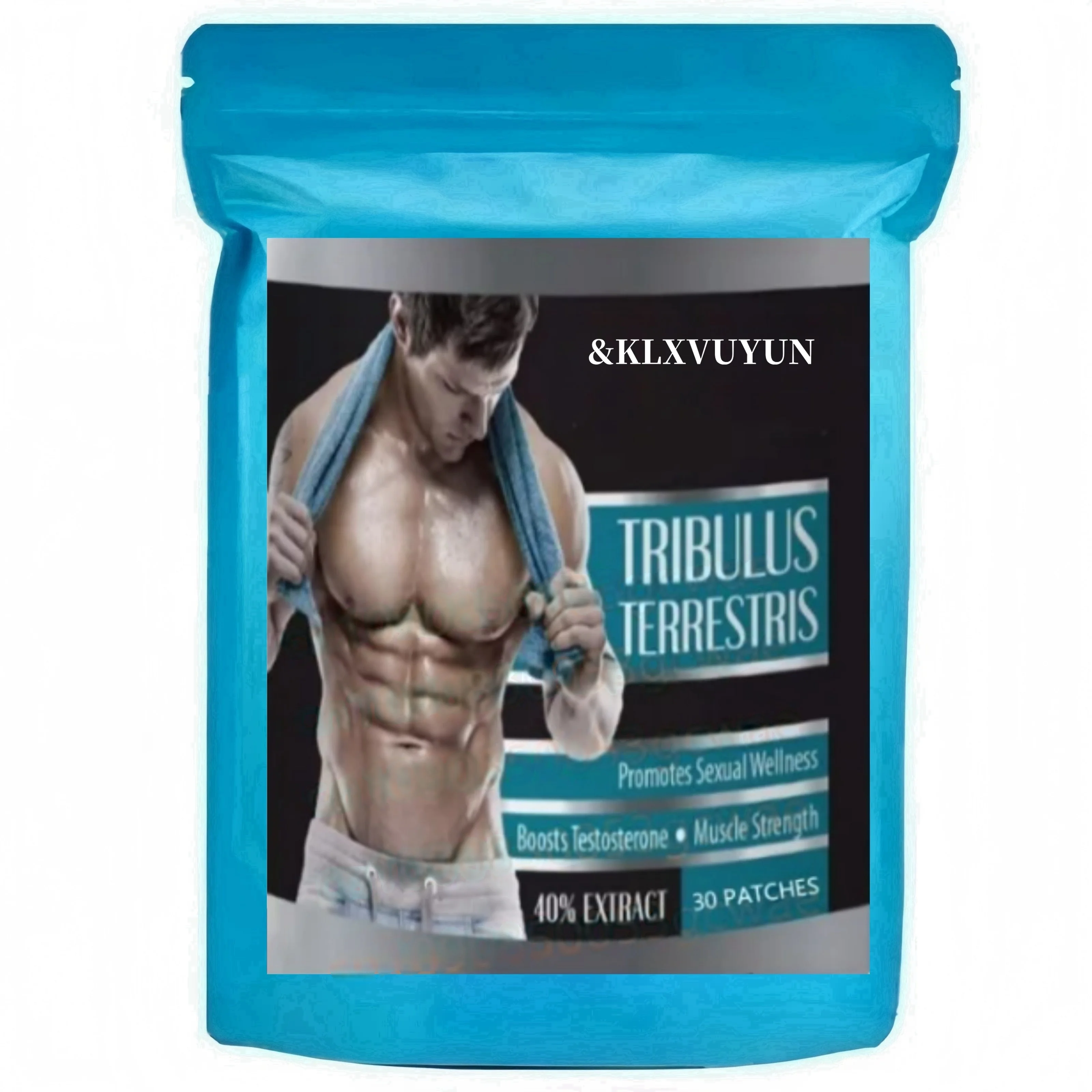 Tribulus Terrestris Extract Patch - Testosterone Booster -1 Bags 32 Patches 1 Month Supply