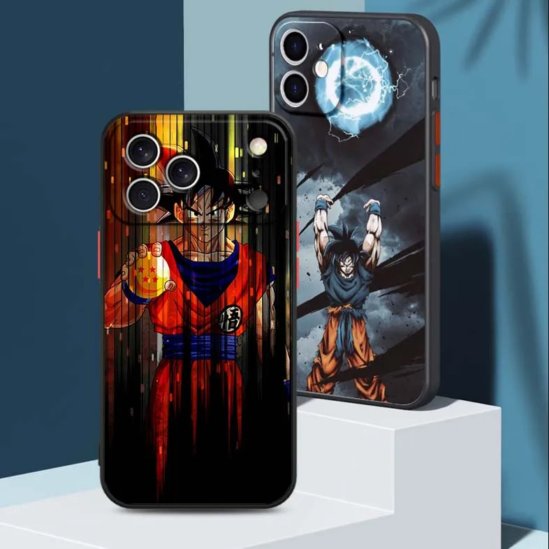 

Comics Art D-Dragones B-Balls Phone Case For Apple iPhone 17 Air 16 15 14 13 12 11 XS X Pro Max Plus Frosted Translucent