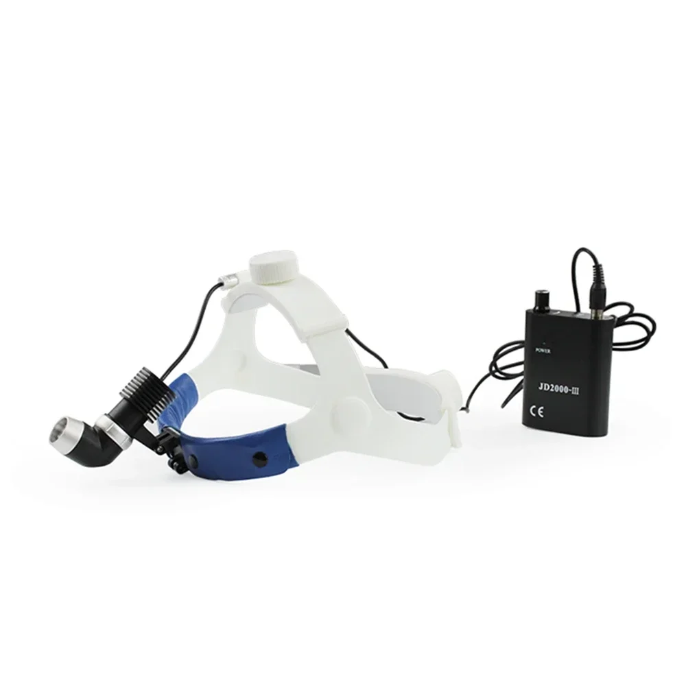 2022 New Portable Rechargeable Dental Headlamp LED Headlight with Loupe Adjustable