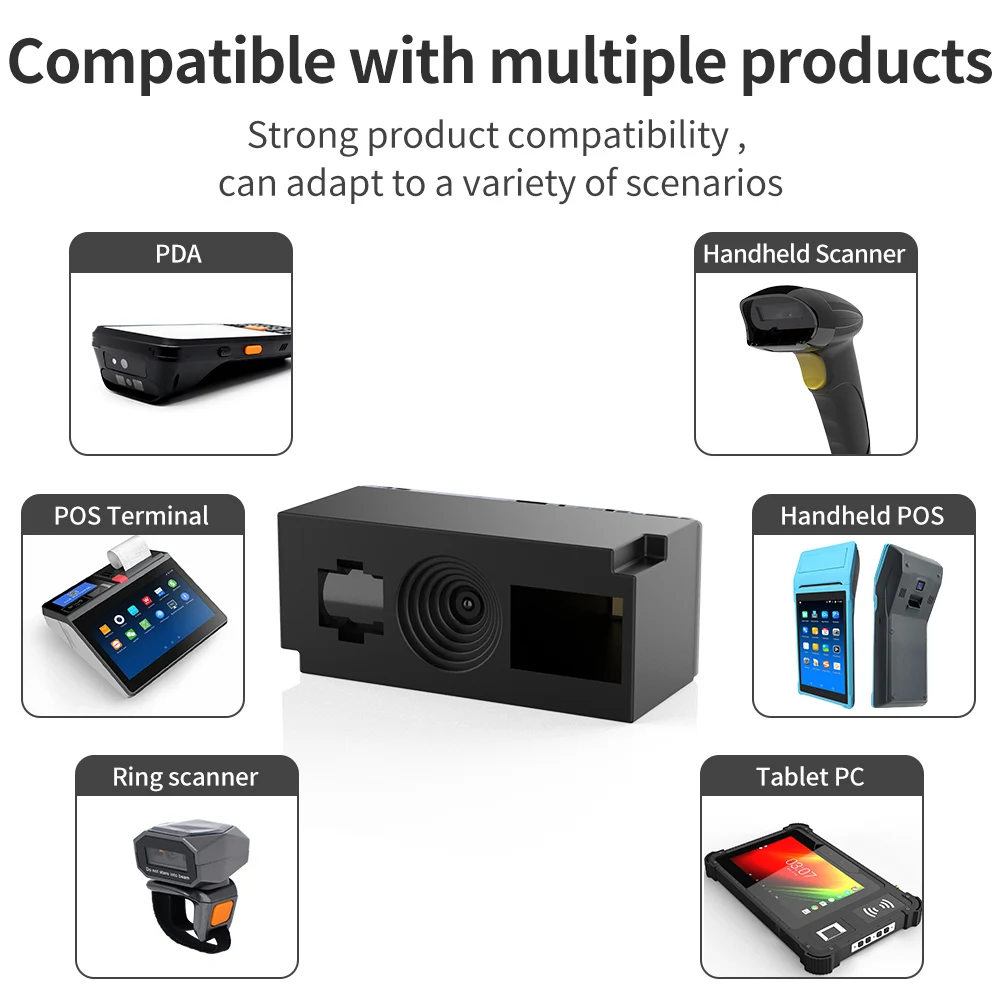 GTCODESTAR XM022H  Mini QR Code Reader Module Embedded 1D 2D Barcode Scanner Kiosk USB Interface Price Checker Scanner Module