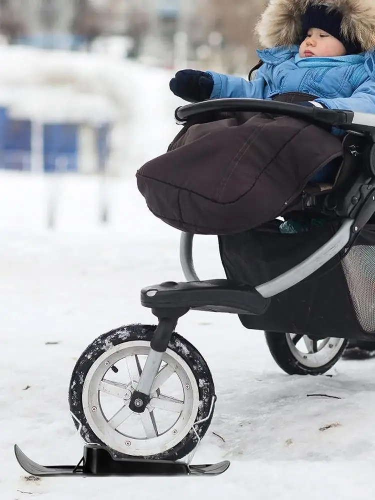 AliExpress NONE Balance Cycling Snow Ski Set Portable Safe Fun Attachment Winter Cycling Sled Kit for Snowfields Resorts Skateboard Sports