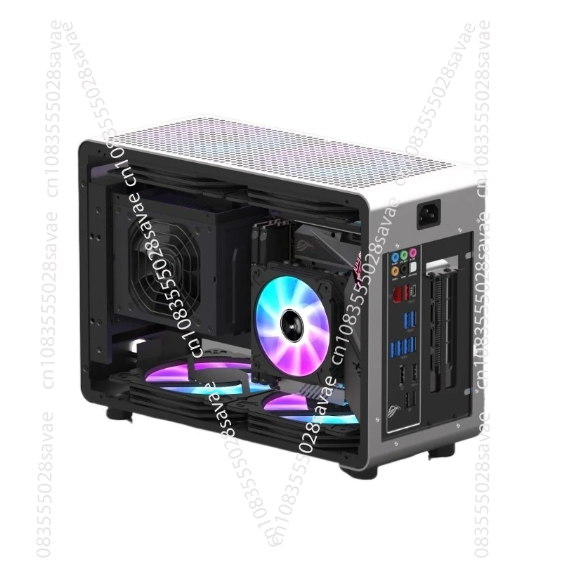 

Шасси из алюминиевого сплава G1 Pro, прозрачное шасси Itx с водяным охлаждением A4 SFX240, Mini-ITX