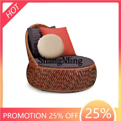 FGgood-looking Rattan Sofa Coffee Table Set Outdoor Patio Leisure Rattan Chair Waterproof Sunproof Hotel Villa Outdoor Furniture