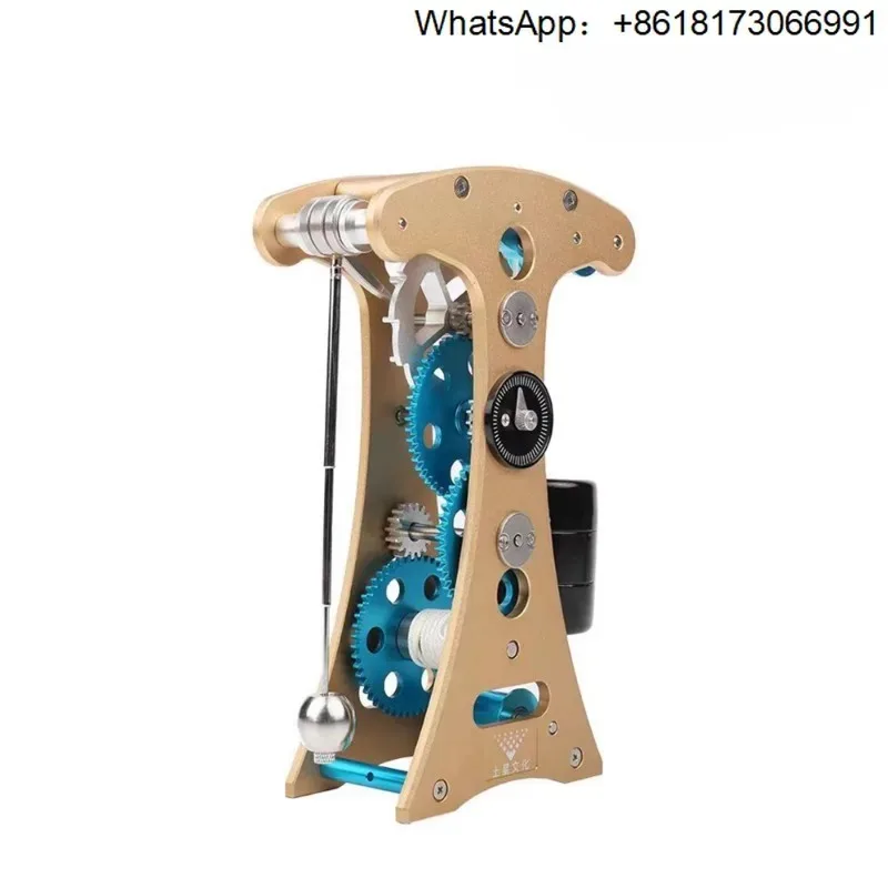 Galileo physical pendulum clock [gear transmission] [metal assembly]