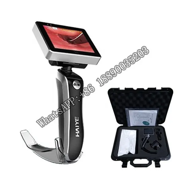 

Operating flexible portable disposable blade of video laryngoscope