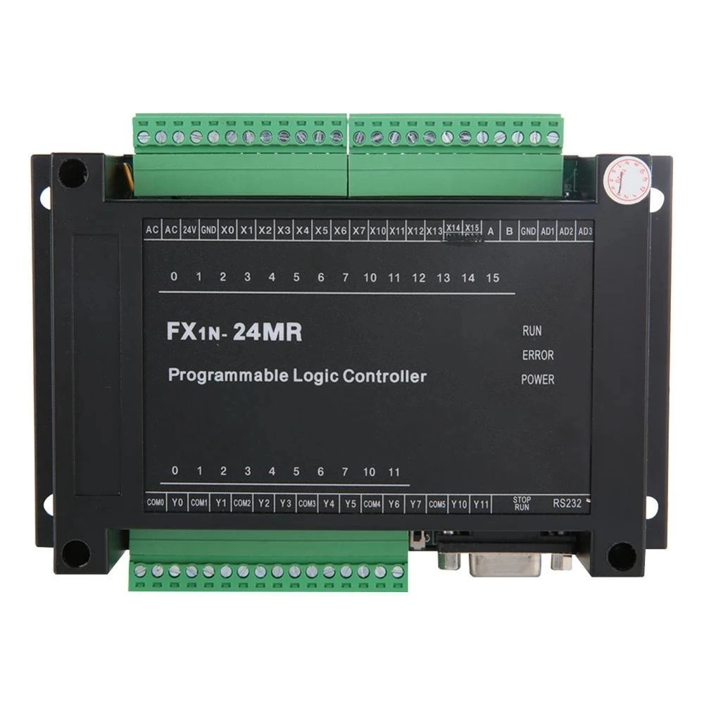 

FX1N-24MR FX1N-24MT programmable logic controller PLC Industrial Control Board 14 Input 10 Output 2 Channel 100k Pulse Output