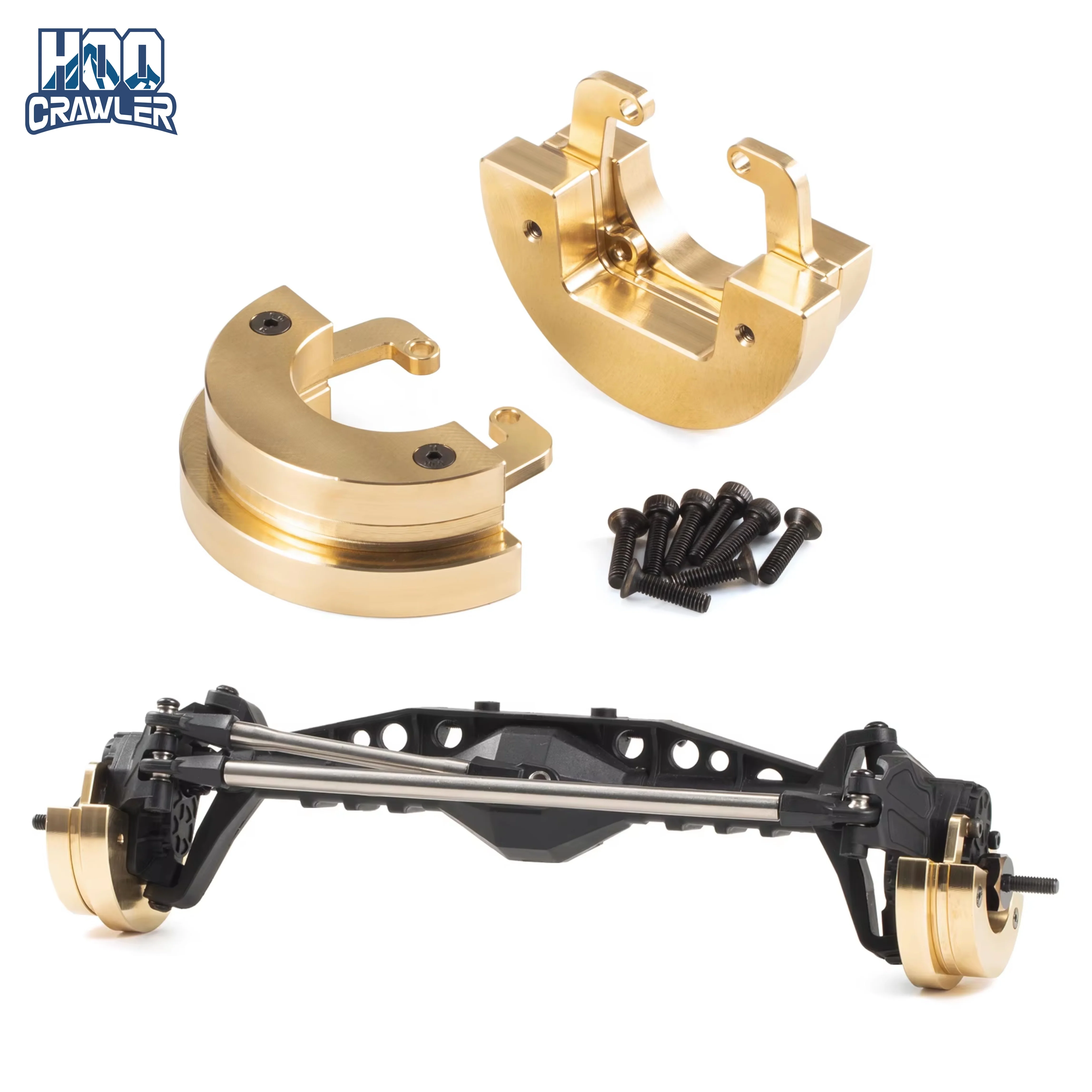 Split Brass Weight Kit Low COG Weights Set for Axial Vanquish Capra SCX10 III AR45 Portal Axle 1/10 RC Crawler LCG Upgrade
