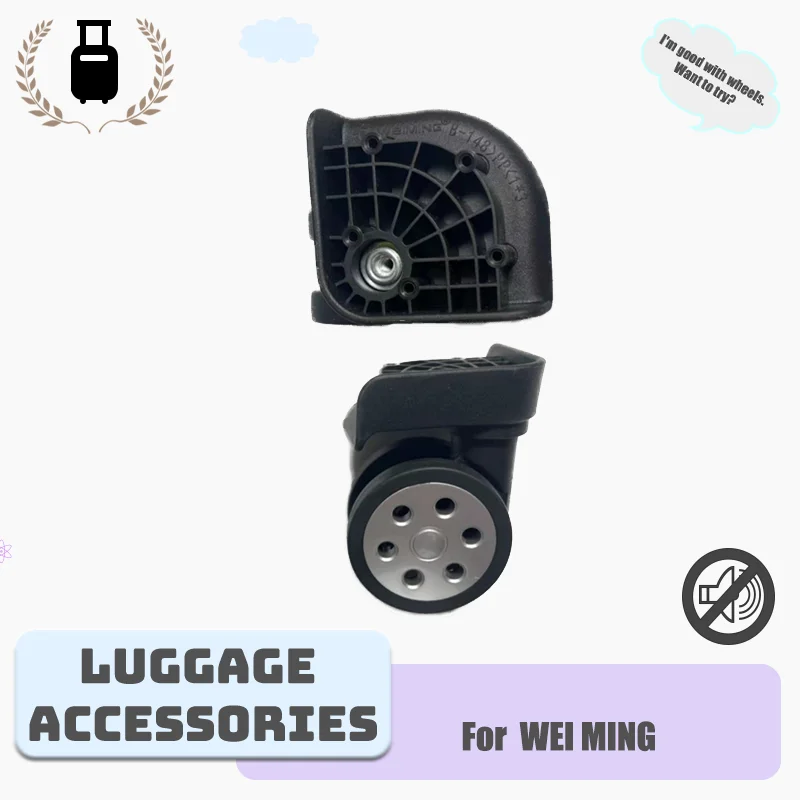 For WEI MING Universal Luggage Wheel Hub Replacement Parts - High-Quality Rotating Wheel Repair Accessories