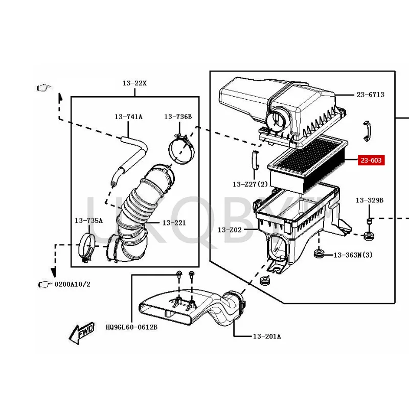 MA1013Z40M1 مناسب لشبكة الهواء Ma zd a Haima Cupid وعنصر فلتر الهواء وفلتر الهواء