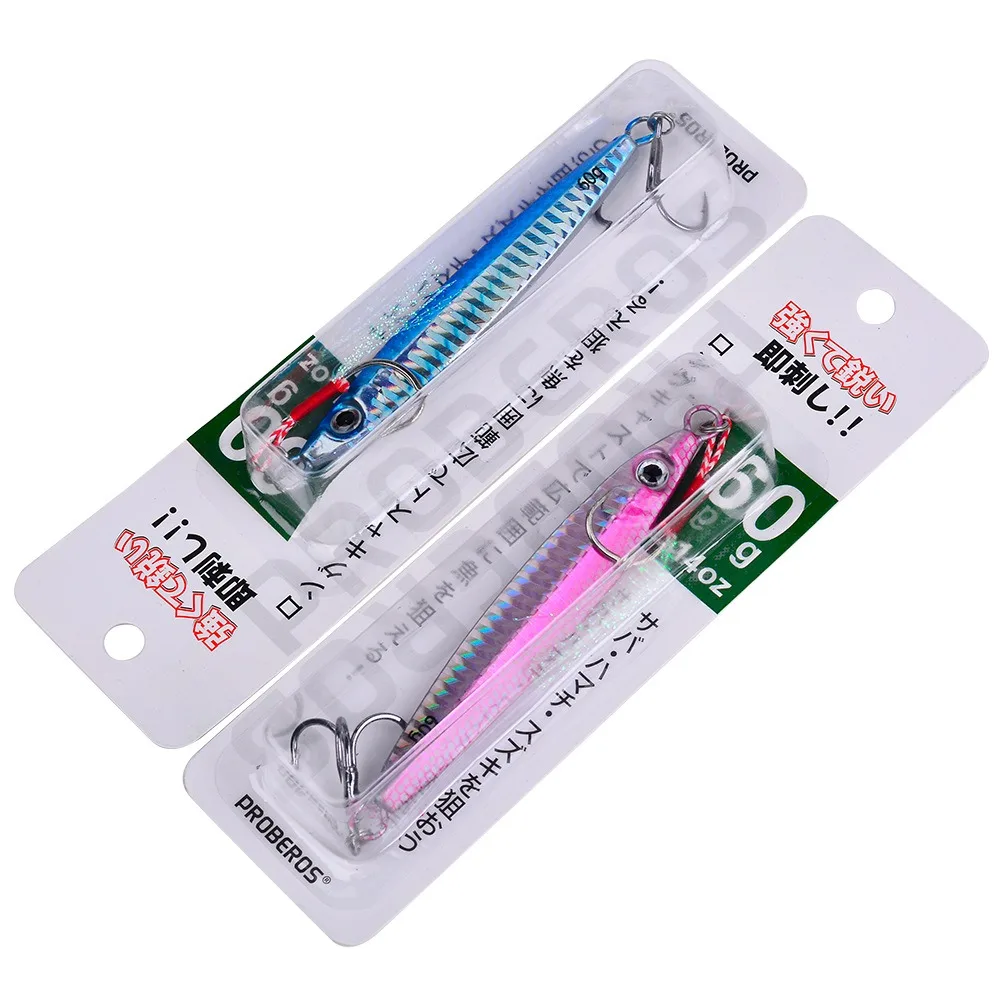 5Pcs 5 Colors 3D Eyes Metal Jig Lure 10g 15g-60g Bionic Bait Saltwater Shore Casting Fishing Lure Fishing Tackle Quality Hook gallery 5