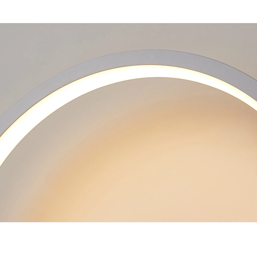 

Led Wall Lamp Modern Round Bedroom Light Indoor Home Decorative Lighting For Living Room Hallway Warm White