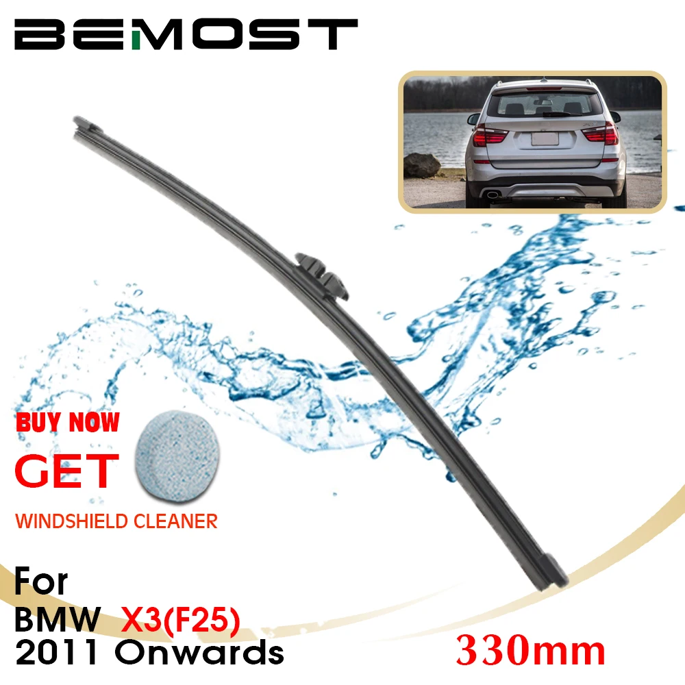 Car Wiper Blade Rear Back Window Windscreen Windshield Wipers Auto Accessories For BMW X3 F25 Hatchback 330mm 2011 Onwards