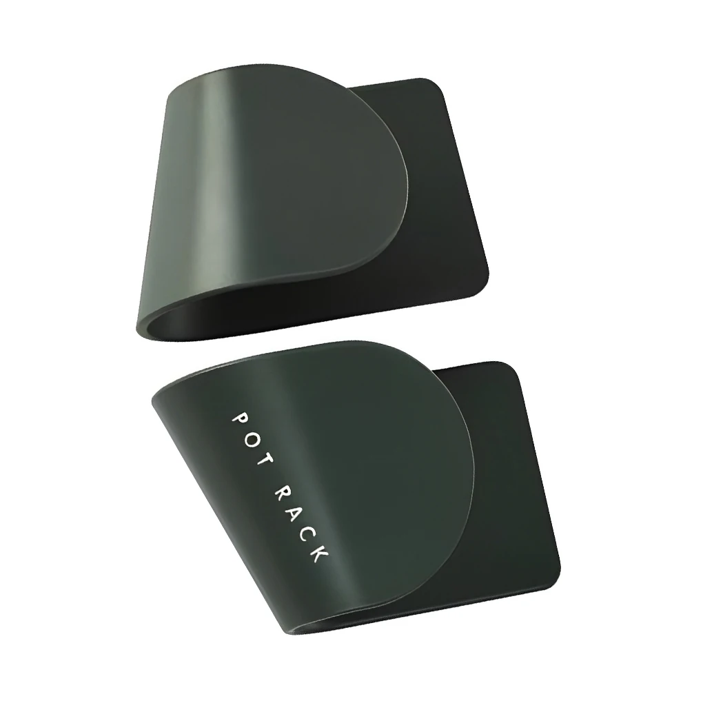 2X Hanging Shelf Storage Rack Wall Mount ABS Multicolored Flexible Organizer Stand Puncture-free Kitchen Gadget