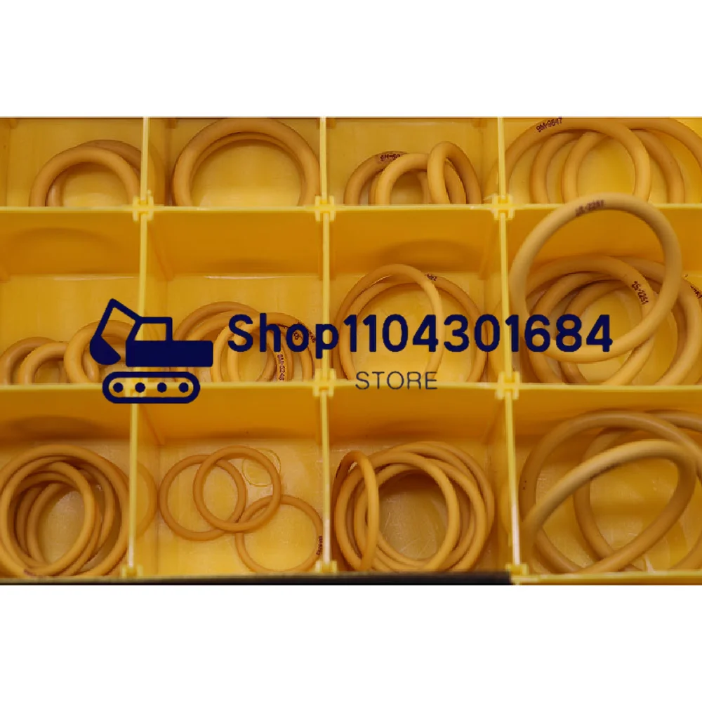 4C8253 O-Ring Kit Box 4C-8253 D-RING Rubber O Rings for cat Excavator