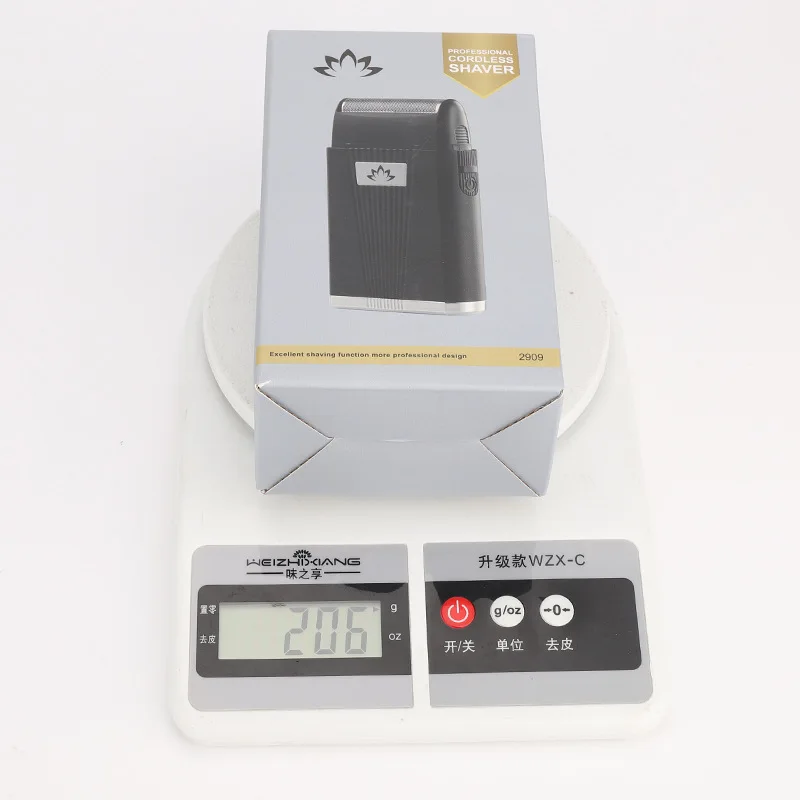 Stlf preto lâmina dupla folha sem fio recarregável viagem barbeador elétrico fabricante para homem barbeador careca aparador de barba