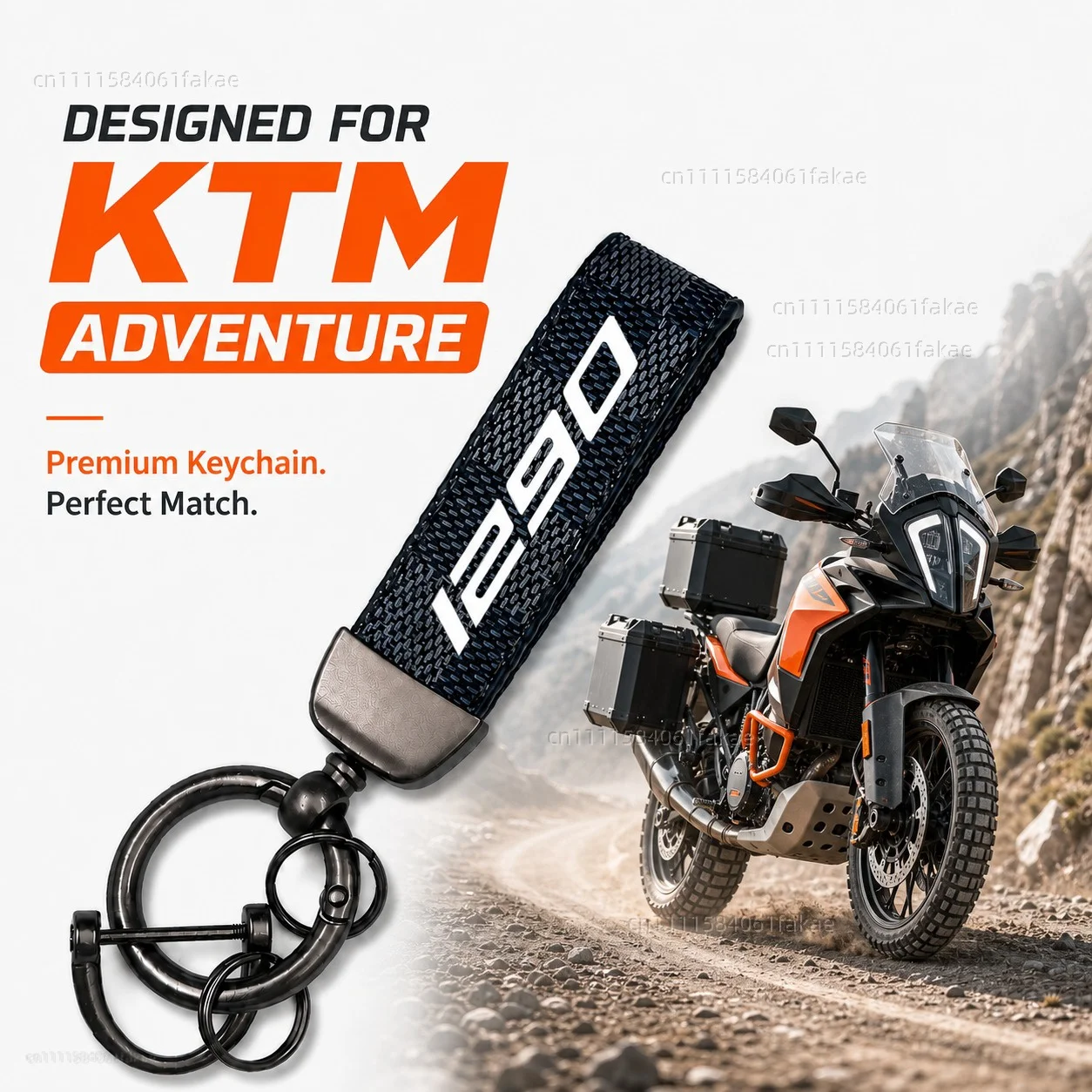 

For KTM Adventure 790 990 1050 1090 1190 1290 Motorcycle Keychain Custom Logo Gift for Rider Men Women