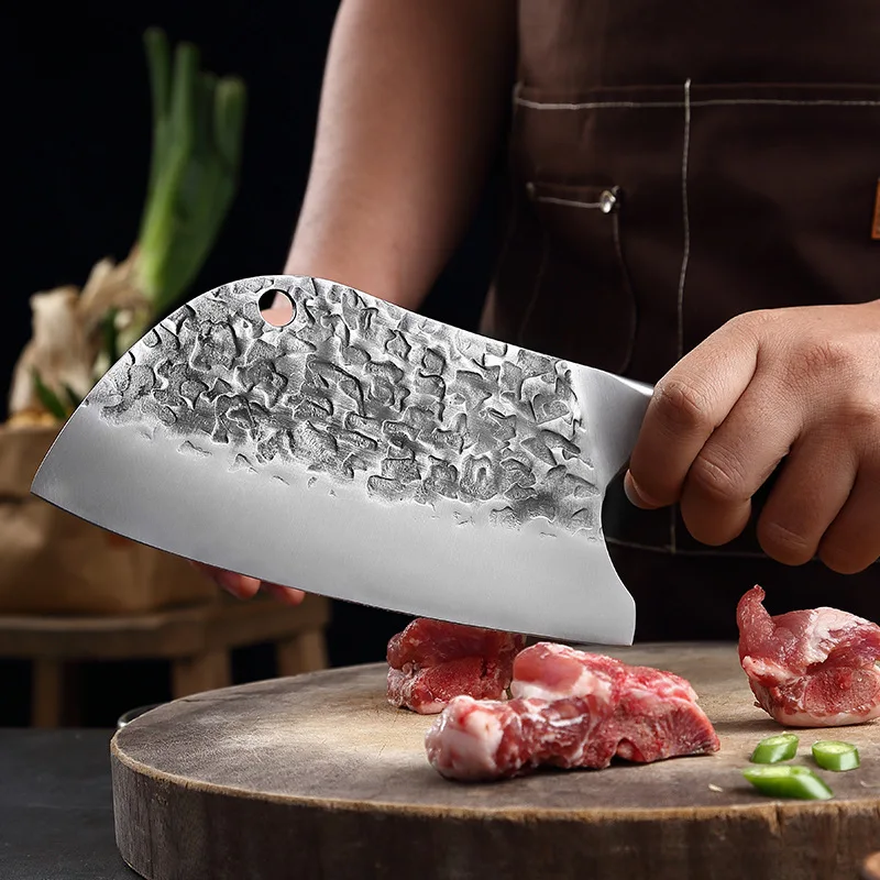 XITUO Chef Butcher Knife High Carbon Steel Kitchen Knife Cooking Cut Tool Cleaver Meat Chopping Vegetable Slicer Bone Knife - view 6
