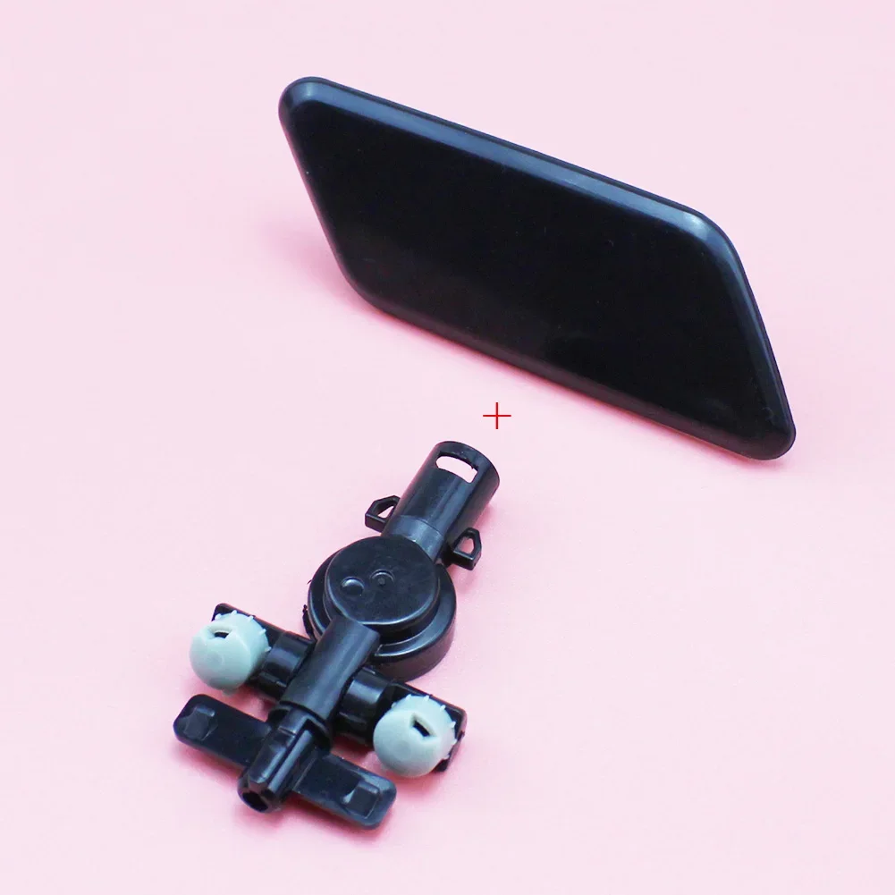 2PCS For Subaru Outback 2010-2012 Front Bumper HeadLight Washer Spray Nozzle Cover 86636AJ060 86636AJ050