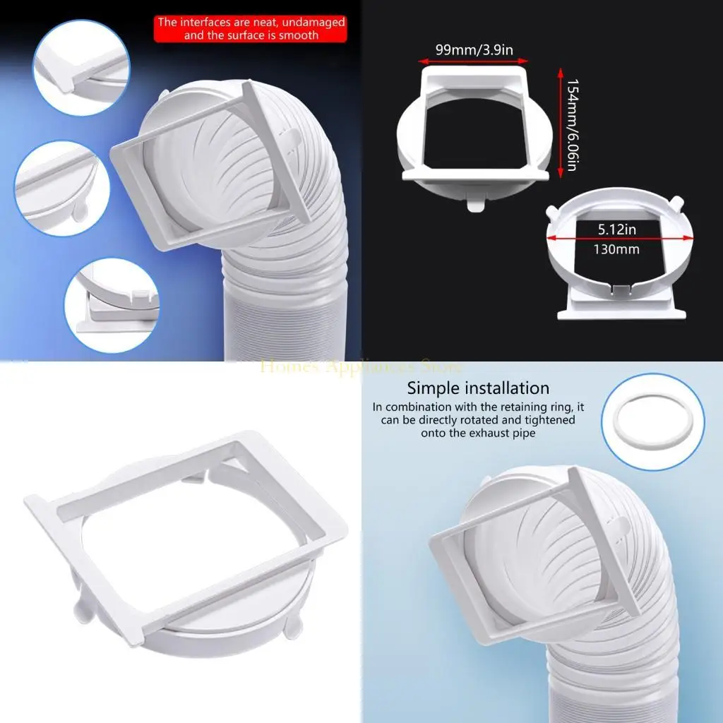 D0AB Square Conditioning Удлинитель Удлинение Пластической текстуры, подходящая для портов