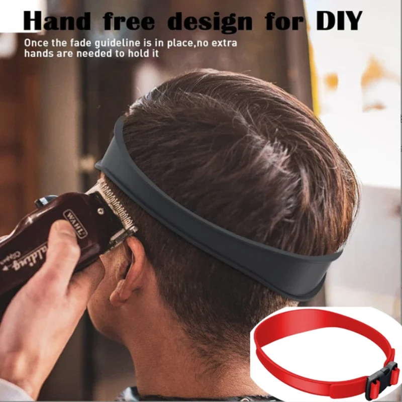 DIY Hair Trimming Template Haircut Band Breathable Curved Silicone  Hair Trimming Guide  Boys Men