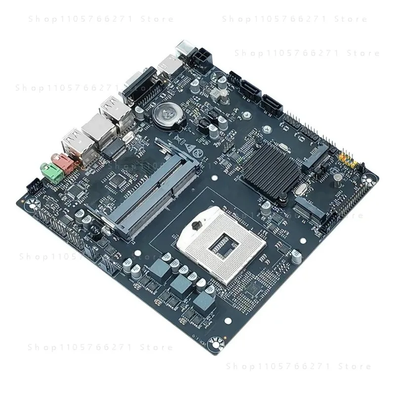 HM65 All-in-One Computer Motherboard DDR3 ITX Industrial Motherboard COM Port DC 12V-19V Power Supply