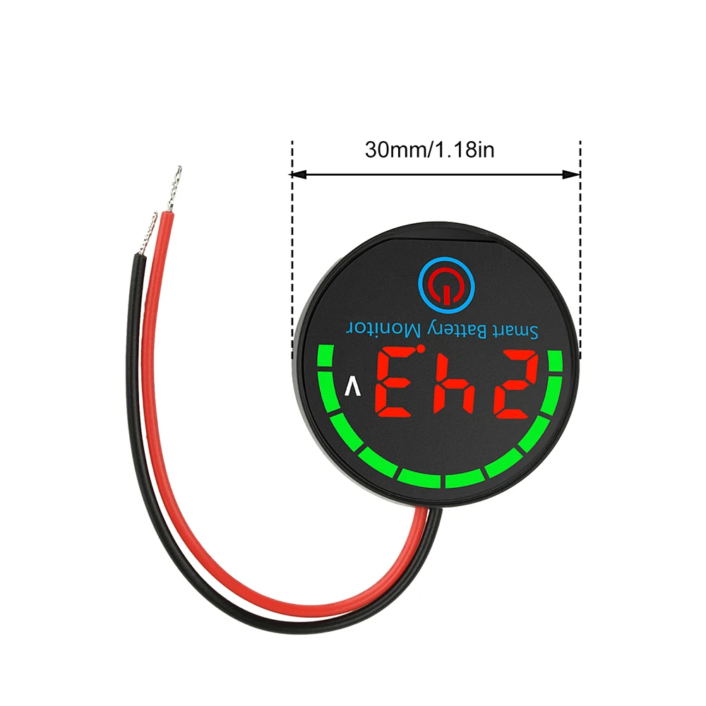 LED Battery Indicator Voltage Meter Power Charge Indicator Acid/Lithium Battery Charge Indicator Module Electrician Tool