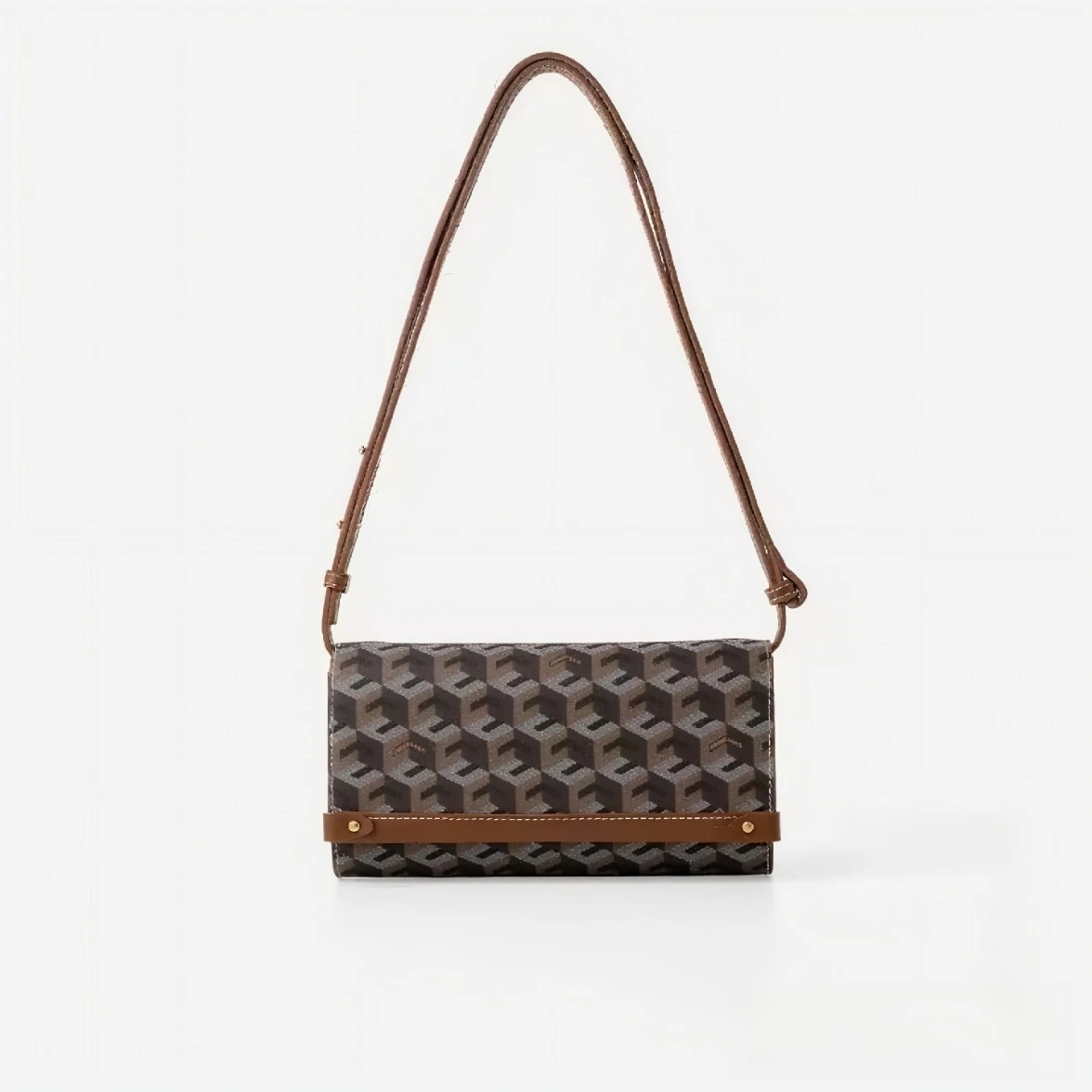 Diego Shoulder Bag Women Fashion Cubic Garden Monogram Print Luxury Designer Crossbody Bag Envelope Clutch Bag with Card Slots