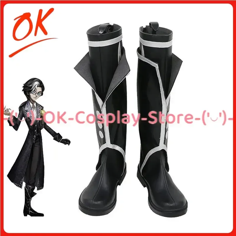 

[Customized] Identity V Photographer Joseph Desaulniers Cosplay Shoes Anime Game Roleplay Prop Halloween Party PU Leather Boots