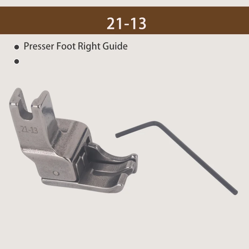 211-13 211-14 211-15 211-16 Dual Compensating Presser Foot Right Guide Top Stitch 21-13 21-14 21-15 Feet Industrial Lockstitch