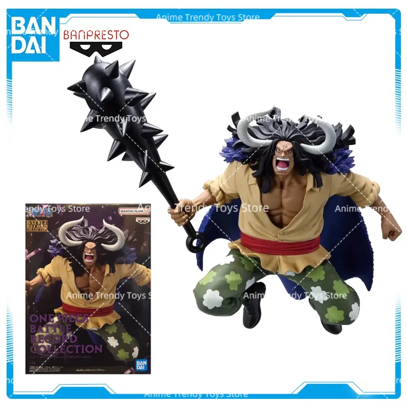 Figuras BANDAI BANPRESTO ONE PIECE BATTLE RECORD COLLECTION EXTRA-KAIDOU, modelo de Anime, en stock, juguete para regalo WY