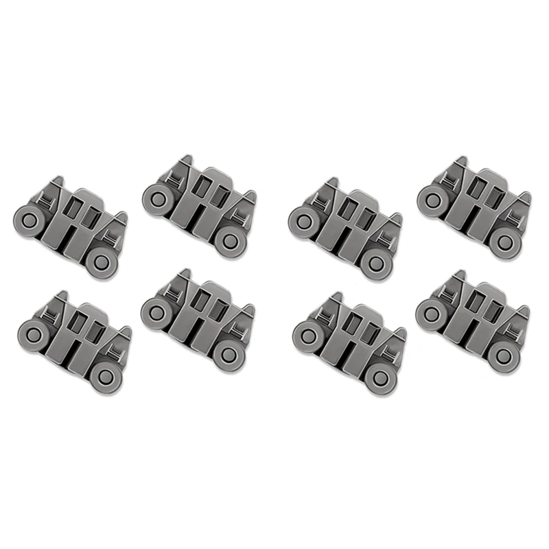 8 Piece Dishwasher Lower Rack WPW10195417 W10195417 Compatible With KDTE104ESS1 KDTE104ESS2