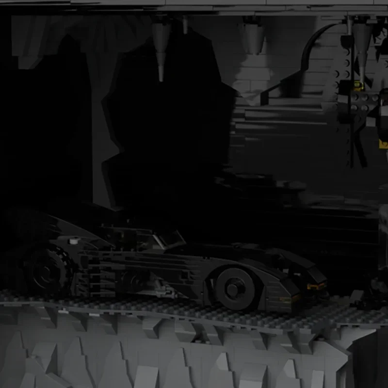 Hero Movie Moc Building Blocks BatCave Shadowbox Redux Модель Технология Кирпичи DIY Сборка Темный Рыцарь Игрушки Для Детей