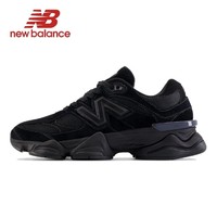 New Balance Original NB 9060 Triple Black U9060BPM Classic Outdoor Sports Shoe Walking Trainers Sneakers Women Men Running Shoes