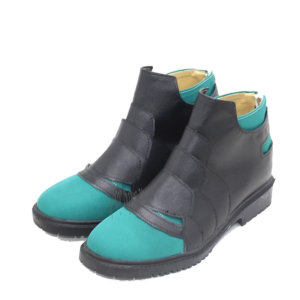 미도리야 이즈쿠 코스프레 신발 - 할로윈 및 카니발용 PU 가죽 부츠