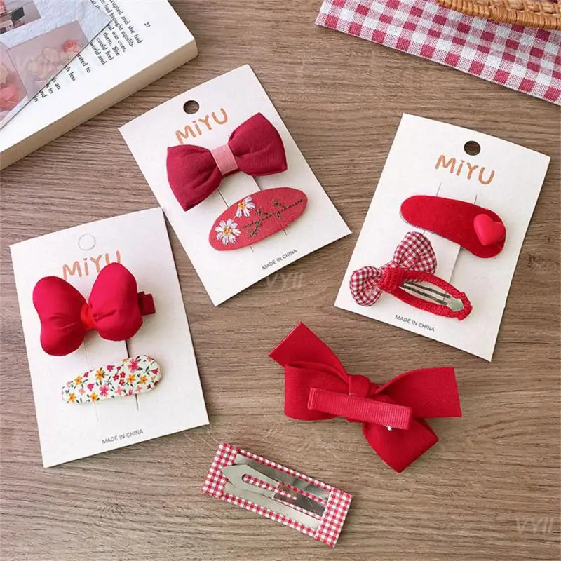 1/3/5SETS Festive Hairpins Festival Suitable For Daily Childrens Accessories Hair Clip/side Clip Festive Hair Clip Girl