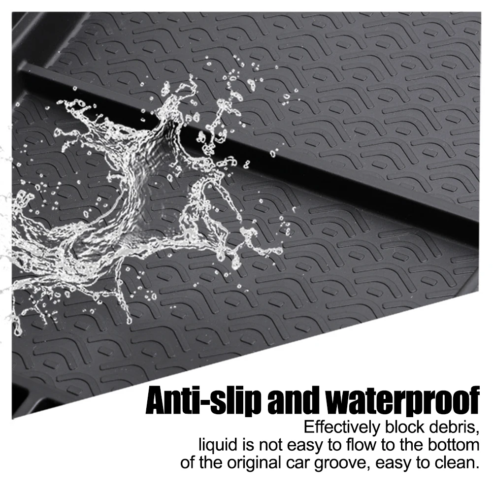 

Lower Storage Box Central Control Storage Box Car Interior Accessories Strong Toughness Convenient Placement Easy To Clean