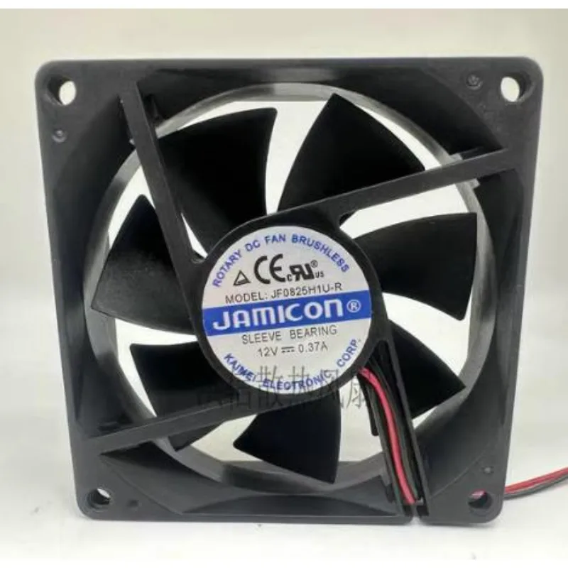 New CPU Cooling Fan for JAMICON JF0825H1U-R DC12V 0.37A 8025 80*80*25MM Cooler Fan