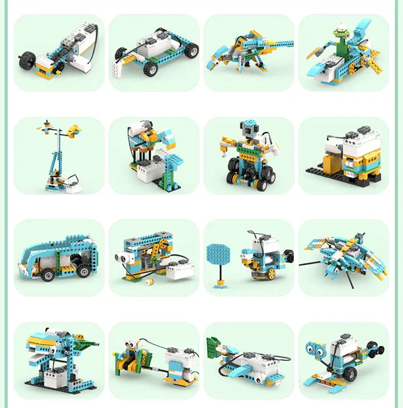 Wedo 2.0 Program Brick Stem Robot Toys Science And Technology Power Machinery Group Diy Education Assembly Building Blocks