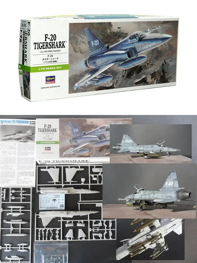 هاسيغاوا، مجموعة نماذج طائرة مجمعة H00233 F-20 Tigershark Fighter 1/72