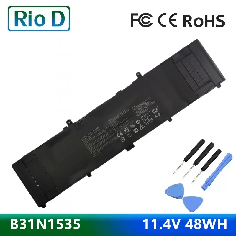 New  B31N1535 Laptop Battery for Asus U4000U U4000UQ U3000UQ U310U UX310U RX310 U410 UX410U RX410 4240mah 48wh