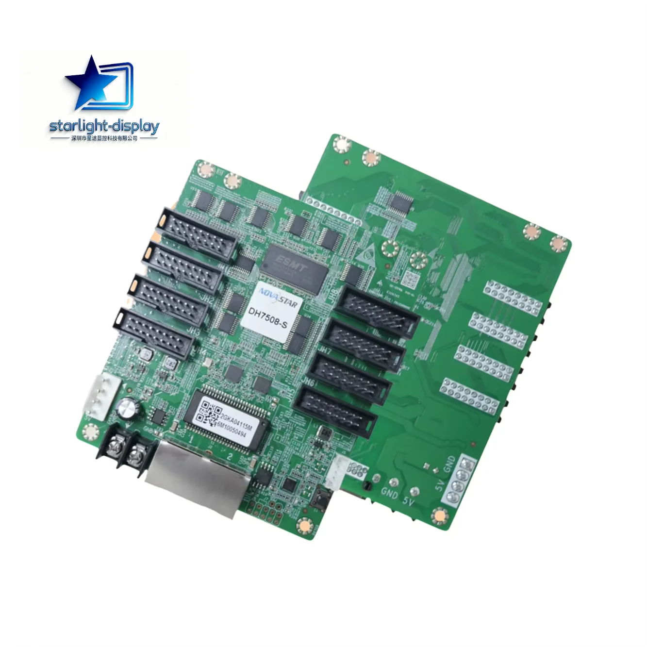 Indoor Outdoor Rental Full Color LED Display Controller Novastar DH7508-S Receiving Card