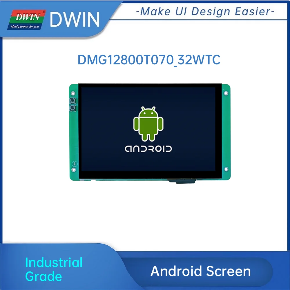DWIN 7 Inch 1280x800 250nit Embedded Android Display LCD Wi-Fi 4 Module Capacitive Touch Screen