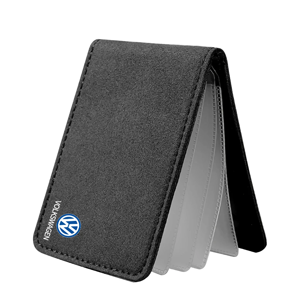 Car Driver License Cover Leather Auto Driving Documents Case Credit Card Holder for Volkswagen Vw Passat Jetta Polo Touran Golf