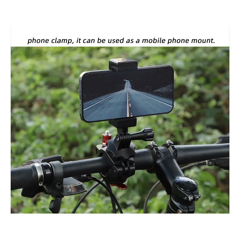 

M20K For Action4/Gopro12 Bicycle Clamp Pipe Diameter Bracket 360 Degree Rotating Multi-Tube For Airtag Multi-Function Portable H