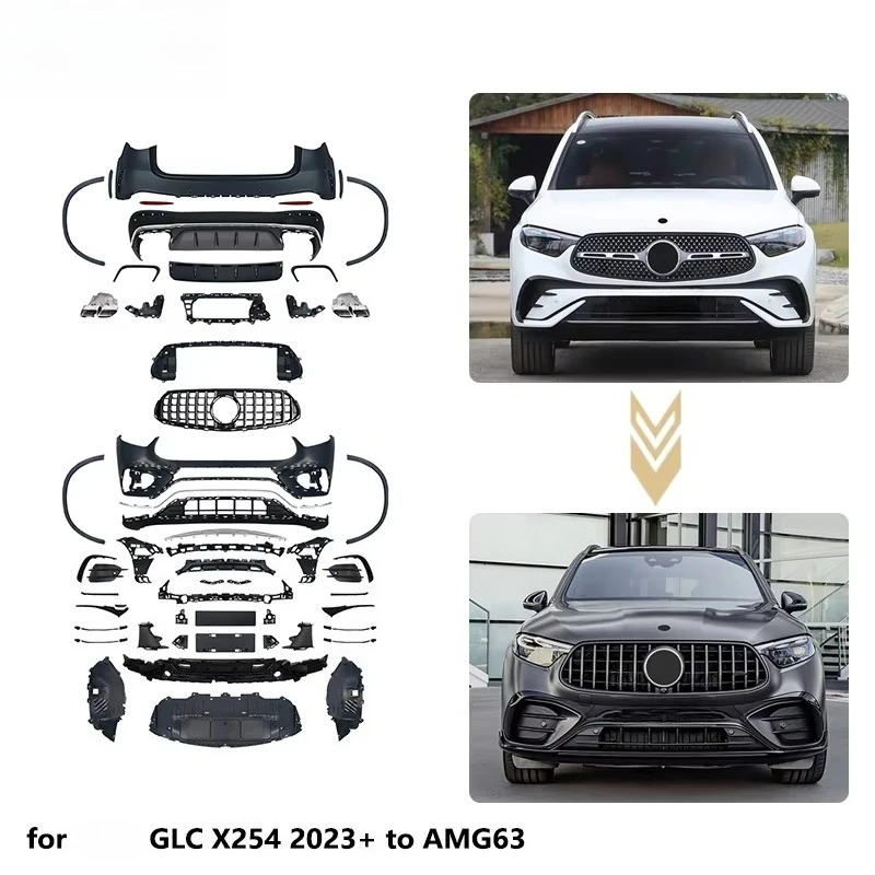 Restart Automotive  Body Kit for  GLC X254 2023+ Sport  Up to AMG63  Style  | Perfect Match | Fast Installation