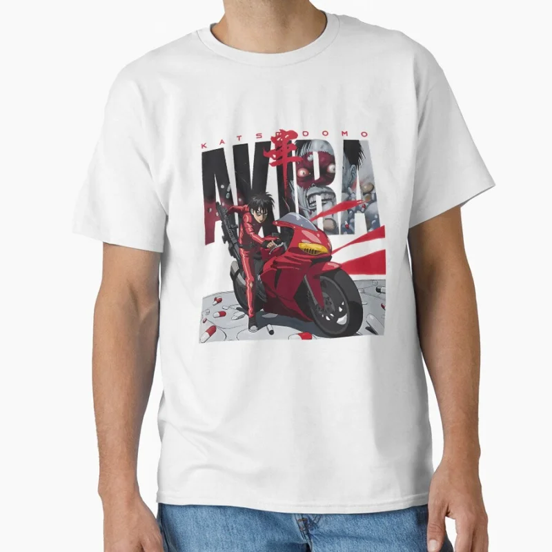 

Movie Vintage 80s Akira Neo Tokyo Explosion Cyberpunk Anime T shirt Large size Tops Manga Graphic Print Y2k Clothes Cartoon Tee