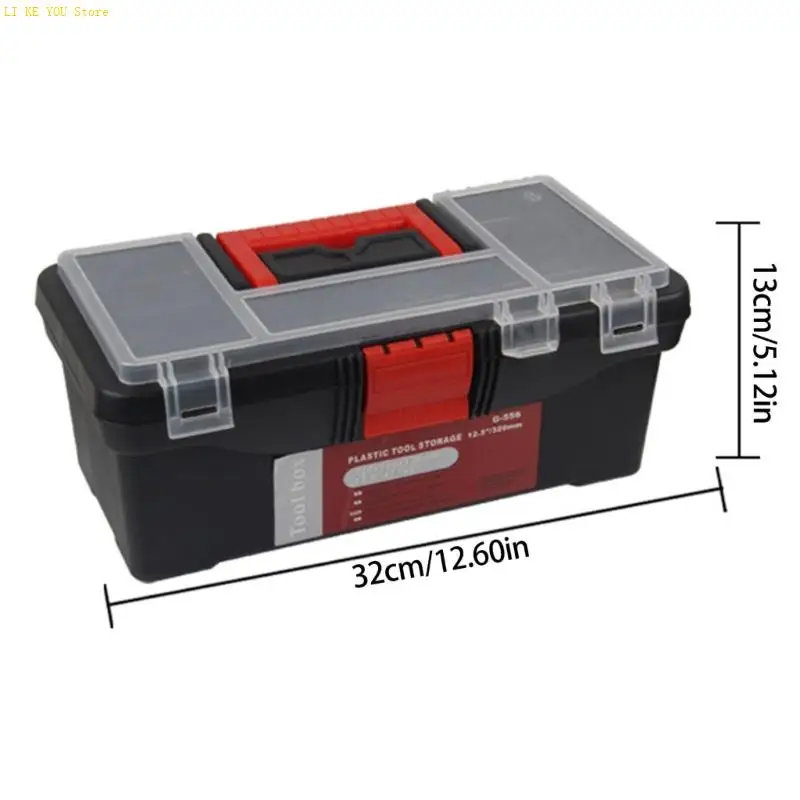 W3JE Tool Box Removable Tray พร้อมเครื่องมือ LID CARE CASE CASE FLY