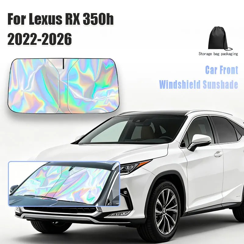 For Lexus RX 350h 2022-2026 Car Windshield Sunshade Cover Front Window Sun Shade Visor Auto Interior UV Protection