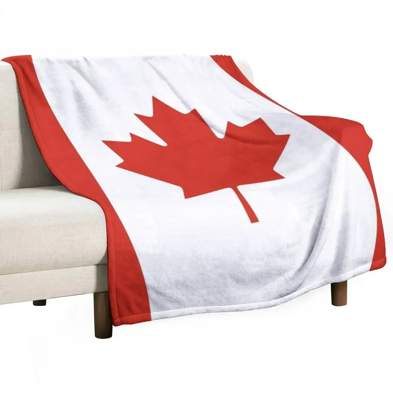 Canadian Flag Throw Blanket Hairy Hair Luxury Throw for babies Cute Blankets Sofas Of Decoration Blankets