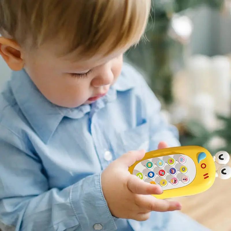 Juguetes de teléfono celular para niños, juguete de teléfono de simulación, aprendizaje y juego de simulación, juguetes educativos para niños para 3